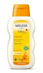 Weleda Baby Oil with Calendula, Cradle Cap, Dry Scalp, Fragrance Free, Dermatologically Tested, Gentle Protection, 100% Certified Natural, 200 ml
