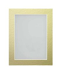 Frame Company Watson Rustic Picture Photo Frame fitted with Perspex, A2 with Gold Mount for image size A3
