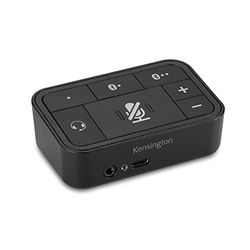 Kensington Universeel 3-in-1 Audio Headset Switch, USB-Voeding, Wissel Eenvoudig en Snel Apparaten Om, Ideaal voor Videovergaderingen en Thuiswerken, Compatibel met Windows/Mac (K83300WW)