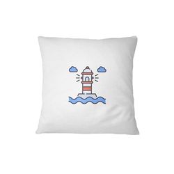 Bona Basics, Funda de cojín Decorativa, decoración del hogar, para sofá, cafetería, Tamaño: 60x60 cm, Color: Blanco