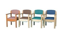 Gordon Ellis Royale Wooden Commode Chair Pink