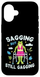 Sagging But Still Gagging Frog Funny Cringe Meme Adult Humor Case for iPhone 16