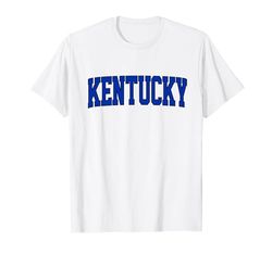 Retro Kentucky Tee Vintage Kentucky Blu Throwback Classico Maglietta