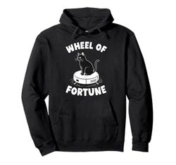 Wheel Of Fortune Robot Vacuum Cleaner Funny Cat Pullover Hoodie