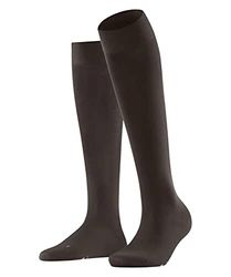 FALKE Vitalizer W Kh cotone con compressione 1 paio, Calzini lunghi Donna, Marrone Dark Brown 5239, 39-40