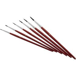 ZAHN PINSEL Modelleringsborste E10710-02 fint hår 6 st