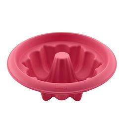 Lurch FlexiForm 83043 Moule à gâteau en silicone platine sans BPA pour des créations spéciales - Dimensions intérieures : 18 cm - 18 x 18 x 6 cm