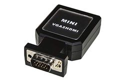 LINK Adapter voor pc VGA + audio 3,5 mm stereo naar tv of video HDMI