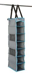 Bo-Camp - Range-tout - 7 compartiments - Multifonctionnel - 30x17x84 cm, Anthracite