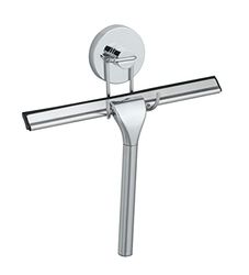 Wenko Vacuum-Loc Limpiador para el baño - Fijar sin taladrar, Acero, 25 x 16 x 2 cm, Cromo