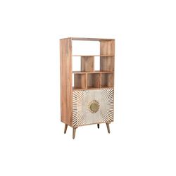 ESTANTERIA MADERA 80X45X160 42,90 2 PUERTAS TALLAD