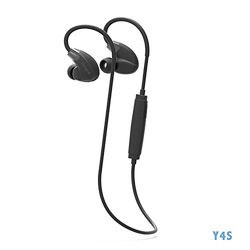 conecto Cannice SC1411 Y4 słuchawki douszne, bezprzewodowe, sportowe słuchawki stereo 4.1, z zaczepem na ucho, zasięg 10 m, ultra lekkie, wodoodporne, czarne