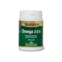 Naturando Omega 3-6-9 Complemento Alimenticio A Base De Omega 3-6-9 y Vitamina E - 50 cápsulas