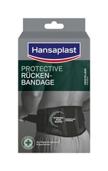 Hansaplast Beschermende rugbandage, ondersteunende bandage met individueel compressieniveau, rugbandage vermindert pijn, eenheidsmaat – verstelbaar