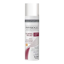 PHYSIOGEL Calming Relief Crema da giorno anti-rossore LSF25 – lenitiva cura del viso per la pelle incline alla rosacea e alla couperose – Crema anti rossore con ceramidi, protezione UV ed endoteliolo