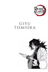 CUADERNO DE ANIME KIMETSU NO YAIBA TOMIOKA GIYU: CUADERNO DE TOMIOKA