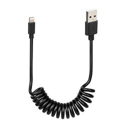 Lampa 38701 Cavo a Spirale USB > Apple 8 Pin - 100 cm - Nero