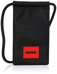 HUGO Men's Ethon 2.0n_Neck P Phone_Holder, Black 1, 10.5x1x18 cm