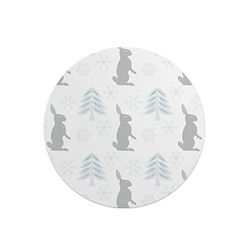 Questo Casa, Tapis de Souris Rond imprimé numérique avec Fond antidérapant pour Bureau et Maison Diamètre 22 cm