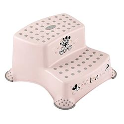 keeeper Mimmi Tvåstegs stegpall, från ca 3 till ca 14 år, halkfri funktion, Igor, Nordic Pink