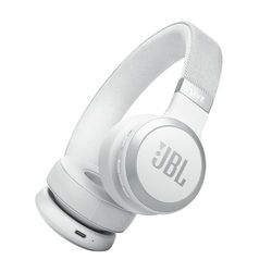 JBL Live 670 NC Cuffie On-Ear Bluetooth Wireless, con Cancellazione Adattiva del Rumore, SmartAmbient, Personi-Fi 2.0, JBL Surround, Connessione Multipoint, fino a 65 Ore di Autonomia, Bianco