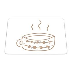 Bonamaison, Rectangle Pop Art Digital Printed Mouse Pad, Non-Slip Base, for Office and Home, Size: 22 x 18 cm