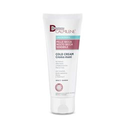 Dermovitamina Calmilene Cold Cream Crema Mani - Crema Mani Riparatrice - Con Acido Ialuronico, Ceramidi e Vitamina E per Pelle Secca e Screpolata - Formula Liporestitutiva - Assorbimento Rapido - 75ml