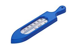 Rotho Babydesign Badethermometer, Ab 0 Monate, Quecksilberfreie Messflüssigkeit, TOP, Royal Blue Pearl (Dunkelblau), 20057026501