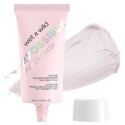 wet n wild, Prime Focus The Impossible Primer, Primer per il Viso Senza Silicone per un Effetto Coprente dei Pori, con Estratto di Uva Spina e Fiore di Jeju, Formula Opacizzante e Idratante