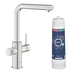 Set grifo de cocina GROHE Blue Pure Minta (cromo, ref. 30601DC0), con filtro de Magnesio y Zinc (incluído, ref. 40875000)