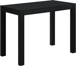Ameriwood Home Parsons bureau met lade tafel zwart
