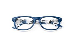 Lunettes de Lecture California Bleu-Tacheté +3,50