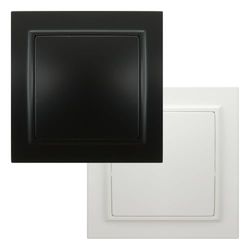 VoltShine Semplice interruttore per campanello - PJ Nero: un'opzione funzionale ed elegante che si integra in qualsiasi ambiente. Il suo design senza tempo aggiunge un tocco di classe e raffinatezza