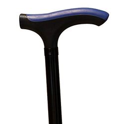 Bastone da passeggio alluminio estensibile e pieghevole T-handle Advance blu