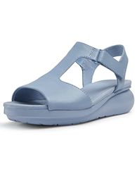 CAMPER Balloon Wedge K200612 Damessandalen, Lt Pastel Blue, 40 EU