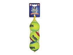 Nobby tennisbal gesorteerd M 6,5 cm; 3-delig net