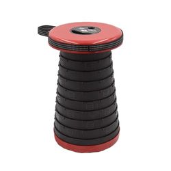 WEDO SITTOGO®NXT PP Tabouret télescopique de Camping certifié TÜV & GS | troisième génération amélioré Poids 1,06 kg capacité de Charge 150 kg Couleur Rouge