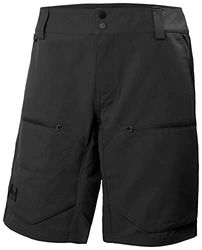 Helly Hansen Hombre Pantalón Corto Cargo Crewline 2.0, 30, Ébano