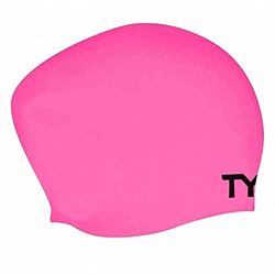 TYR Bonnet de Bain pour Cheveux Longs Pink Flash gorro de banho para cabelo comprido, mulher, tamanho único