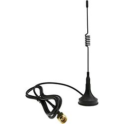 BeMatik - SMA mannelijke omnidirectionele antenne 433 MHz tot 3 dBi 150 mm met 1 m kabel