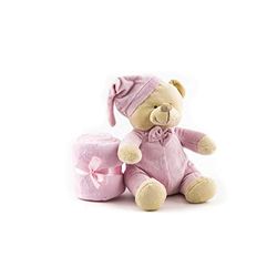 Duffi Baby Deken en pluche dier, 90 x 75 cm, kleur roze Master Baby Home, S.L. 4076-06