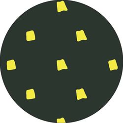 Bonateks, Round Digital Printed Mouse Pad, Non-Slip Base, for Office and Home, Diameter:22cm