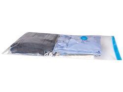 alpina Worki próżniowe 2 sztuki – 1 x worek próżniowy na kołdry i 1 x worek próżniowy na ubrania – worki próżniowe oszczędzające miejsce – Travel Essentials organizer do walizki