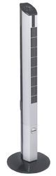 Bestron Design torenventilator met zwenkfunctie, hoogte: 107 cm, 50 W, zwart/grijs