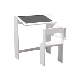 ARANAZ S.L. MANUFACTURAS DE LA MADERA Pupitre Ardoise Pliable Blanc 67 x 68 x 65 cm