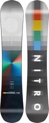 Nitro Snowboards Cinema BRD ´25, Tout-Terrain, Directional Twin, Gullwing Rocker, All-Terrain, Largeur Progressive, 155