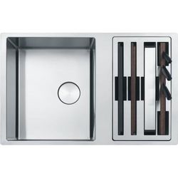 Franke 122.0617.527 Lavandino della Cucina, Acciaio Inossidabile Spazzolato