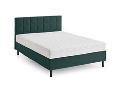 Atlantic Home Collection Nikola-Letto da Boxe con Materasso a Molle H3, Verde, 120 x 200 cm