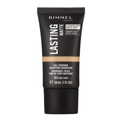 Rimmel Lasting Matte Foundation, base de maquilhagem, tom 200, 30 ml, bege macio