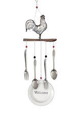 Sunset Vista Designs Farmhouse Carillon Motif Coq 28 Pouces